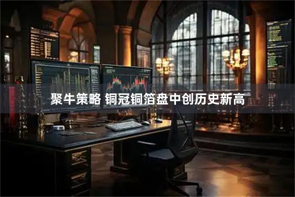 聚牛策略 铜冠铜箔盘中创历史新高