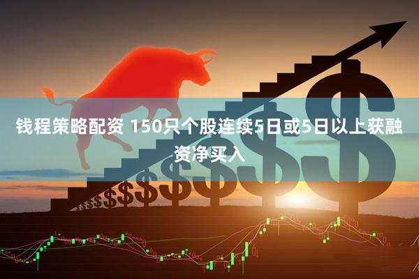 钱程策略配资 150只个股连续5日或5日以上获融资净买入