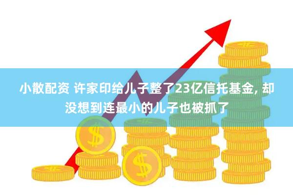 小散配资 许家印给儿子整了23亿信托基金, 却没想到连最小的儿子也被抓了